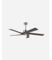 Ventilador DC Nadir níquel/rustico sin luz