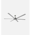 Ventilador DC Sanson níquel/plata sin luz 214 cm