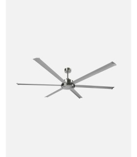 Ventilador DC Sanson níquel/plata sin luz 305 cm