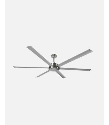 Ventilador DC Sanson níquel/plata sin luz 305 cm