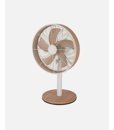 Ventilador sobremesa Alcañiz 45w Blanco/haya