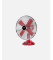 Ventilador Capitolio 37W rojo/cromo