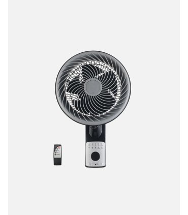 Ventilador de pared Aestus 75w negro/gris