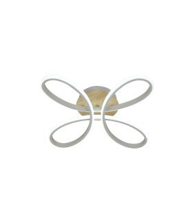 Plafón Bandeira 104w blanco/haya