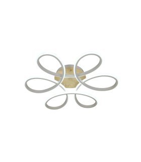 Plafón Bandeira 130w blanco/haya