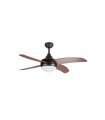 Ventilador Osiris rústico 4 aspas nogal