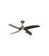 Ventilador Osiris níquel 4 aspas níquel/wengue