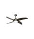 Ventilador Osiris níquel 4 aspas níquel/wengue