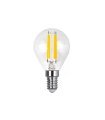 Bombilla Filamento Esférica 4w 450Lm E14 Clara 2700k