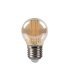 Bombilla Filamento Esférica 4w 380lm E27 Ambar 2700k