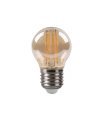 Bombilla Filamento Esférica 4w 380lm E27 Ambar 2700k