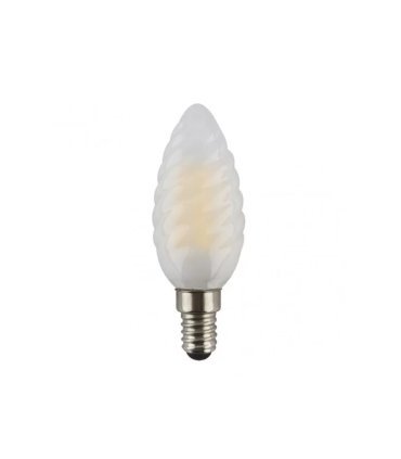 Bombilla Vela Rizada 4w 3000k E14 360Lm