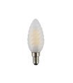 Bombilla Vela Rizada 4w 3000k E14 360Lm