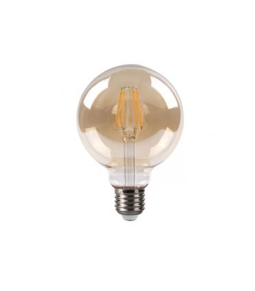 Bombilla Filamento Globo 8w 750Lm E27 Ambar 2700k