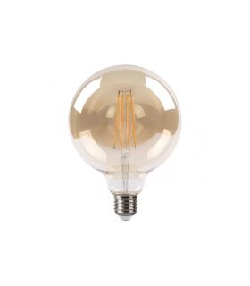 Bombilla Filamento Globo 8w 12,5 cm 750lm E27 Ambar 2700k