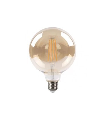 Bombilla Filamento Globo 8w 12,5 cm 750lm E27 Ambar 2700k