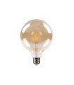 Bombilla Filamento Globo Ambar 8w 12,5 cm Regulable 700lm E27