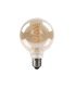 Bombilla Filamento Espiral Vertical Globo 4w 9,5 cm Ambar
