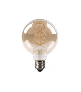 Bombilla Filamento Trenzado Globo 4w 9,5 cm 250lm Ámbar