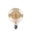 Bombilla Filamento Espiral Vertical Globo 4w 12,5 cm Ambar