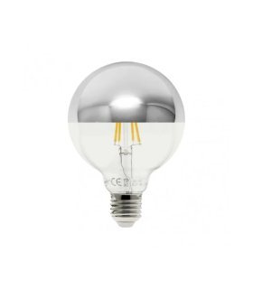 Bombilla Globo Reflector Cromo 10w 4000k E27