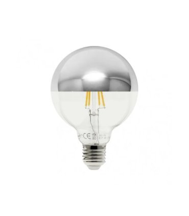 Bombilla Globo Reflector Cromo 10w 4000k E27