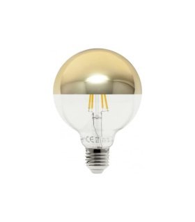 Bombilla Globo Reflector Dorado 10w 4000k E27
