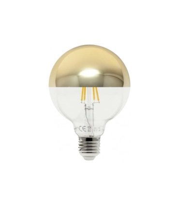 Bombilla Globo Reflector Dorado 10w 4000k E27