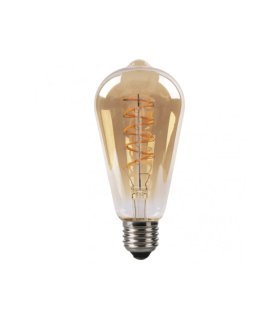 Bombilla Filamento Espiral Verical Pebetero 4w 250lm E27 Ambar