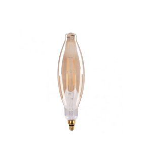 Bombilla Filamento Vela 8w 850lm E27 Ambar 3000k