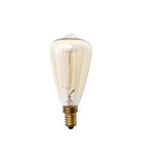 Bombilla Incandescencia Vintage Pebetero 25w E14 Calida
