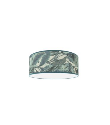 Plafón Argel 3xe27 Hoja Azul 40 cm