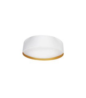 Plafón Anuska 72w Blanco/oro 50cm