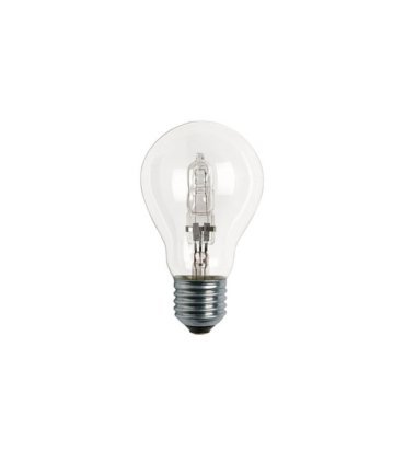 Bombilla halógena eco estándar clara E27 42w (60w)