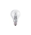 Bombilla halógena eco esférica clara E14 28w (40w)