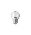 Bombilla halógena eco esférica clara E27 28w (40w)