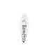 Bombilla halógena eco vela clara E14 28w (40w)
