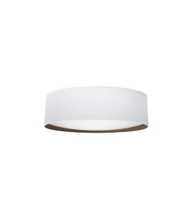 Plafón Tatiana 72w blanco/madera oscura 50cm