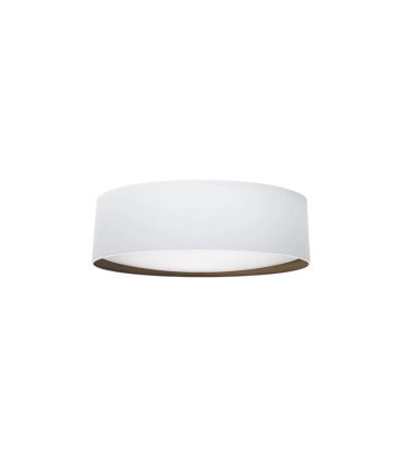 Plafón Tatiana 72w blanco/madera oscura 50cm