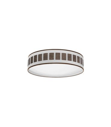 Plafón Ivanna 72w blanco-oxido 50cm