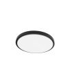 Plafon Kirat 36w blanco/negro 39 cm
