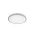 Plafón Kirat 60w blanco/plata 49 cm