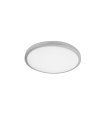 Plafon Kirat 60w blanco/plata 49 cm