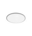 Plafon Eglon 36w blanco/plata 39 cm