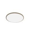 Plafon Eglon 36w blanco/cuero 39 cm