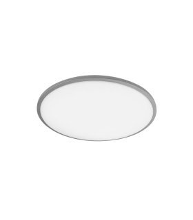 Plafón Eglon 60w blanco/plata 49 cm