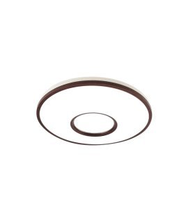 Plafon Perote 36w blanco/marrón 39 cm