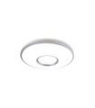 Plafon Perote 36w blanco/plata 39 cm