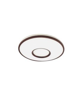 Plafón Perote 60w blanco/marron 49 cm