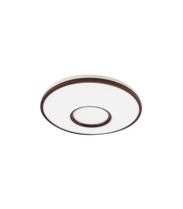 Plafón Perote 60w blanco/marron 49 cm